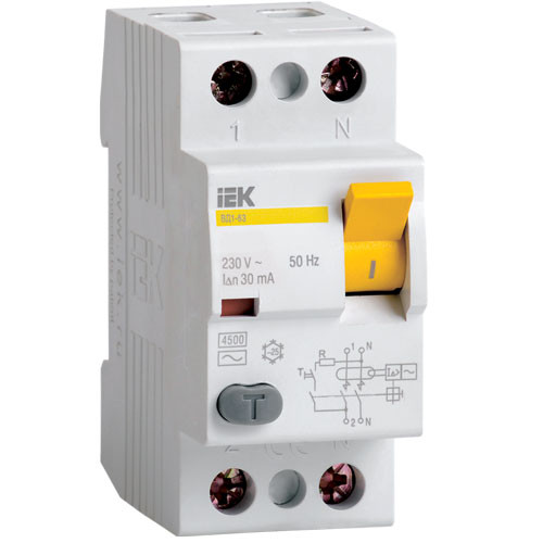 УЗО 2п 16А 30мА ИЭК