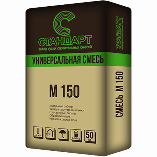 Сухая смесь М-150 Стандарт62 универсальная (25 кг)