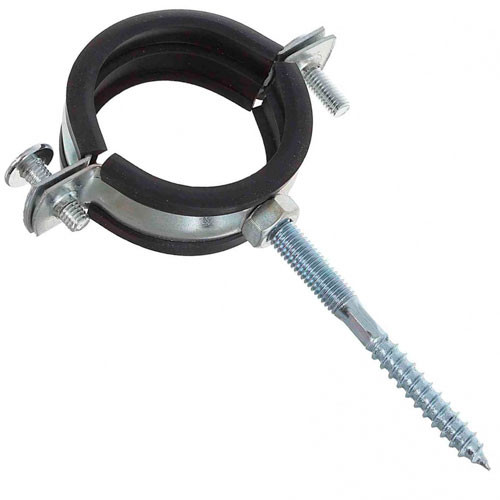 Хомут металлический с резинкой 2 (58-62 мм)