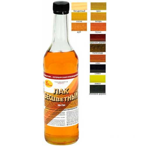 Лак XB-784 палисандр 0.5 л. (НБХ)