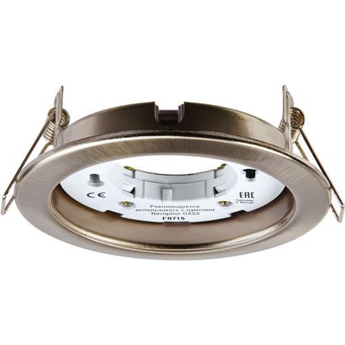 Точечный светильник  GX53 IP 20 сатин/хром (Navigator)