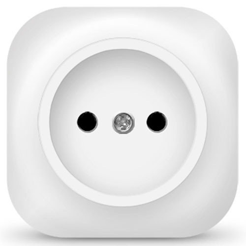 Розетка одинарная без заземления открытой установки белый UNIVersal IONICH