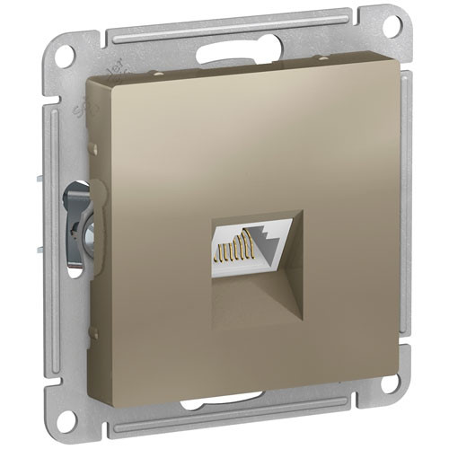 Розетка компьютерная Schneider Electric AtlasDesign шампань