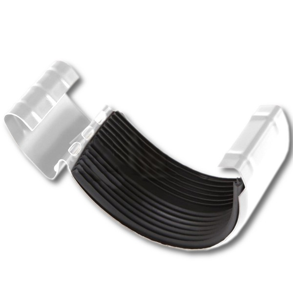 Соединитель водосточных желобов Белый