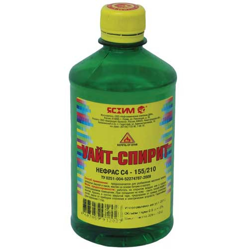 УАЙТ-СПИРИТ 0,5 л (ПЭТ) ЯСХИМ 