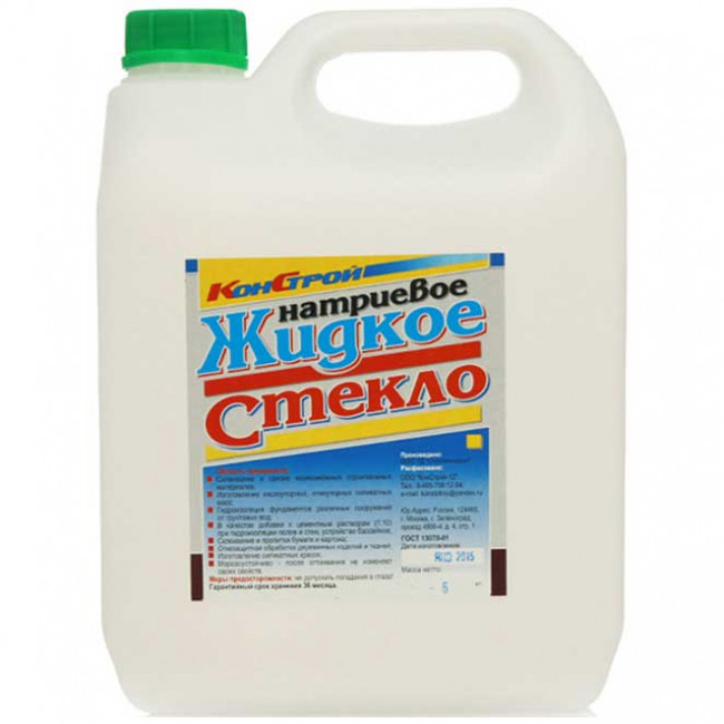 Жидкое стекло 6 кг. (канистра) конструктор