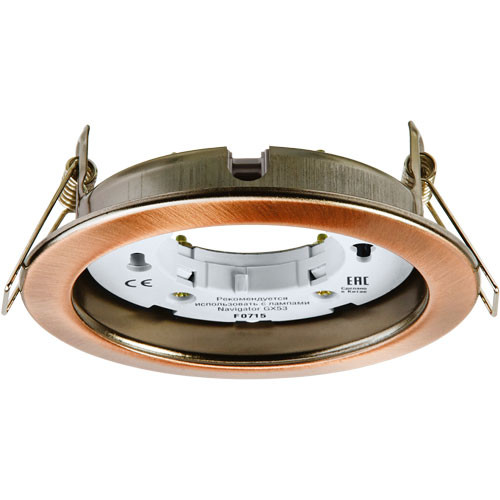 Точечный светильник  GX53 IP 20 черная медь (Navigator)