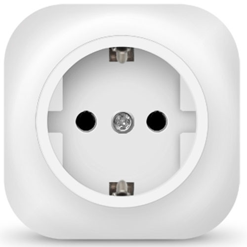 Розетка одинарная с заземлением открытой установки белый UNIVersal IONICH