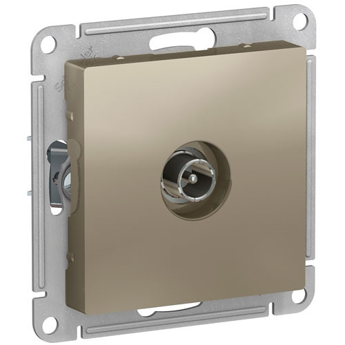 Розетка TV Schneider Electric AtlasDesign шампань