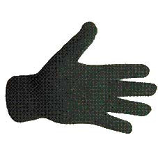 Перчатки полушерстяные двухслойные