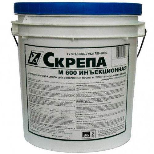 Скрепа М600 инъекционная ведро 18 кг