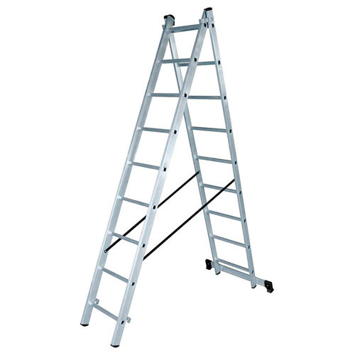 Лестница алюминиевая двухсекционная  ЛА 2*9 Вихрь