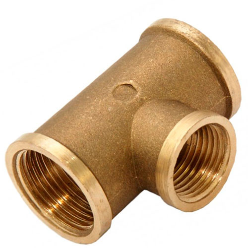 Тройник переходной 1х3/4х1 внутренняя резьба латунь