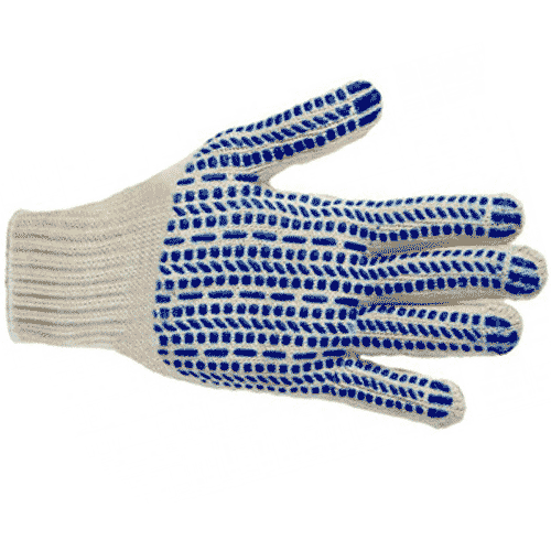 Перчатки х/б с ПВХ нанесением Протект