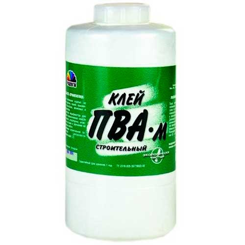 Клей ПВА строительный радуга 1 кг.