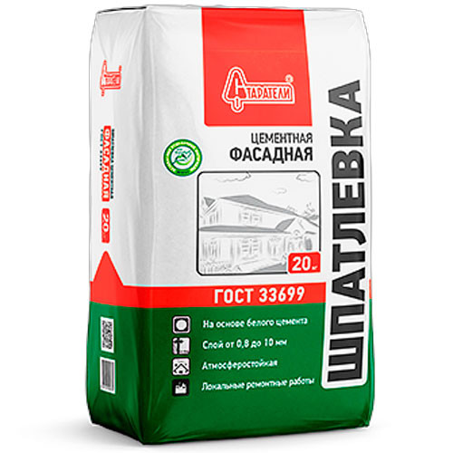 Шпатлевка фасадная Старатели цементная  20 кг