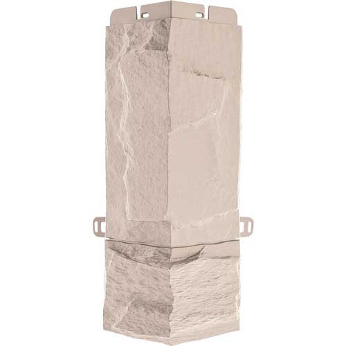 Наружный угол для фасадных панелей ГРАНИТ ЭКО цвет кремовый Альта-Профиль Наружный угол для фасадных панелей ГРАНИТ ЭКО цвет кремовый Альта-Профиль