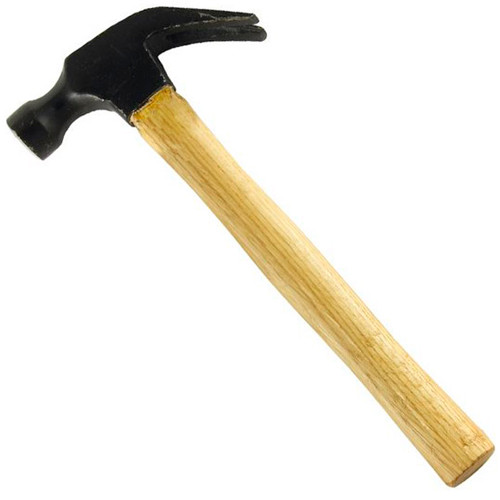 Молоток-гвоздодер кованый  деревянная ручка 500 г. КЕДР