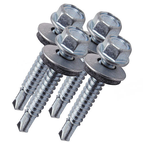 Саморезы кровельные 4.8*50 (2000 шт) Оцинкованные