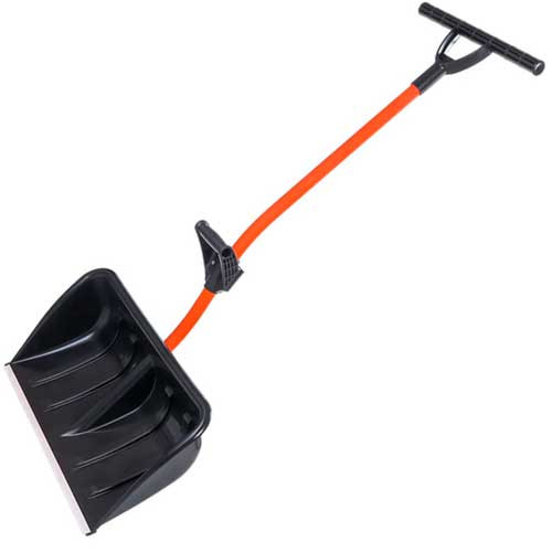 Лопата скрепер снеговой Ратник Standart  680*380 мм / 75 мм