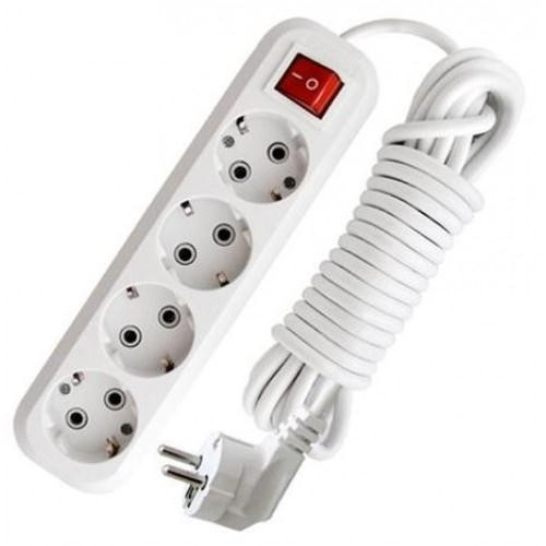 Удлинитель с выключателем 4*7 м c заземлением ПВС 3*1 UNIVERSAL