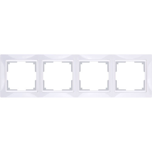 Рамка четырехместная Werkel Basic белая