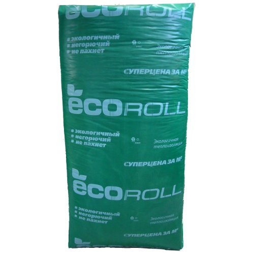 Утеплитель ECOROLL плита 50*610*1230 (12 м2) Утеплитель ECOROLL плита 50*610*1230 (12 м2)