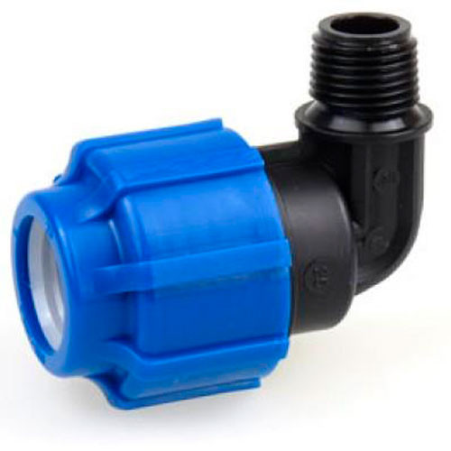 Уголок (отвод) ПНД 20х1/2 (наружная резьба)