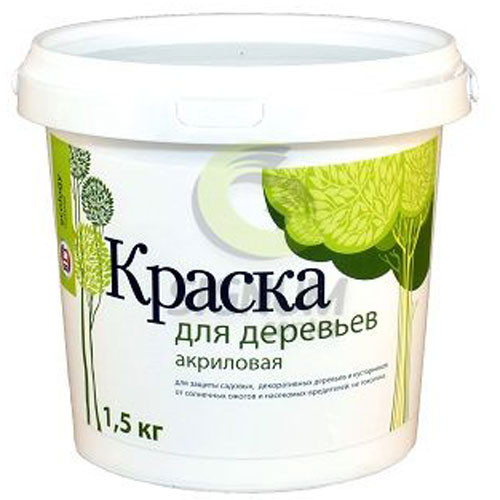 Краска садовая для деревьев 1,5 кг ВД-АК-1180 (ВГТ)