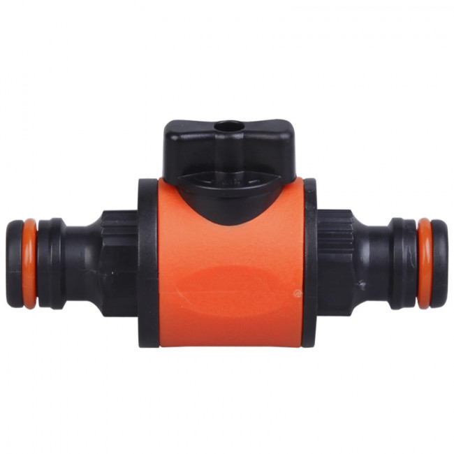 Двухсторонний коннектор с запорным краном AP 1021