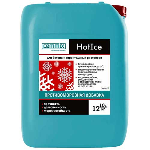 Противоморозная добавка HOTICE10 л. CEMMIX