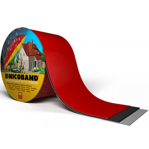 Никобанд 30 см *10 метров Вишневый