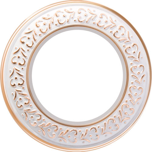 Рамка одинарная Antik Runda Ретро белое золото