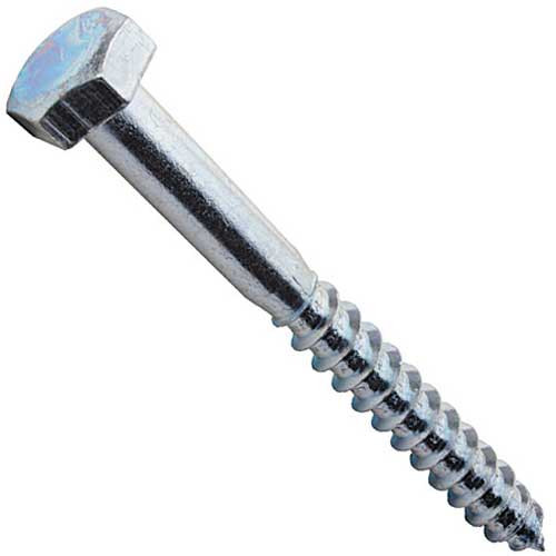 Шуруп для крепления лаг и реек 6*50 с шестигранной головкой