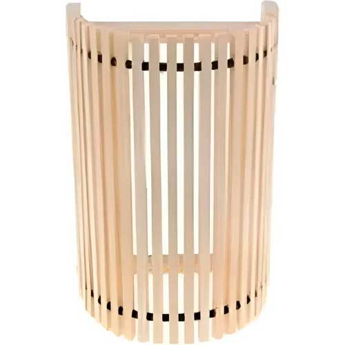 Абажур липа настенный для бани в парную прямой 450х230х170