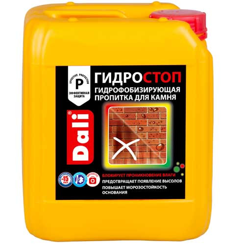 Состав гидрофобизирующий ГИДРОСТОП DALI  5 л (Рогнеда)