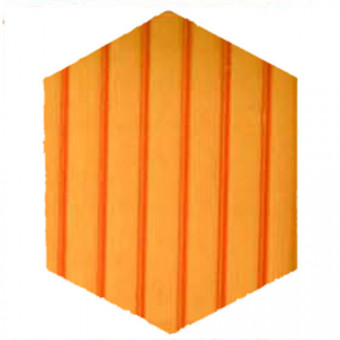 Сотовый поликарбонат  8 мм цвет оранжевый 6 м