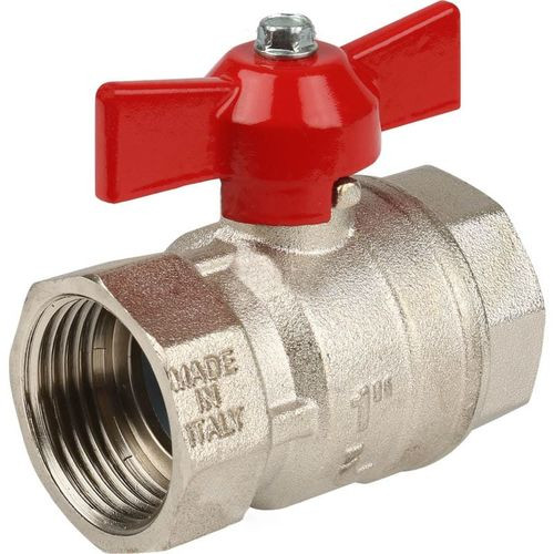 Кран шаровый 1/2 гайка-гайка бабочка Itap