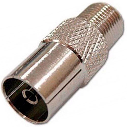 Переходник антенный гнездо F-гнездо TV блист. Rexant