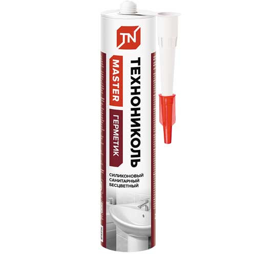 Герметик силиконовый санитарный бесцветный 280 мл. Технониколь