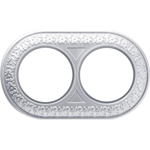 Рамка двойная Antik Runda Ретро жемчужный