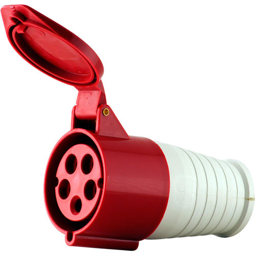 Розетка силовая переносная 3P+PE+N 32A 380B