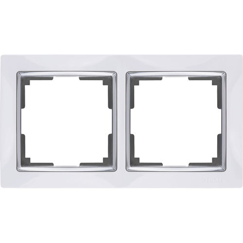 Рамка двойная Werkel Snabb белая