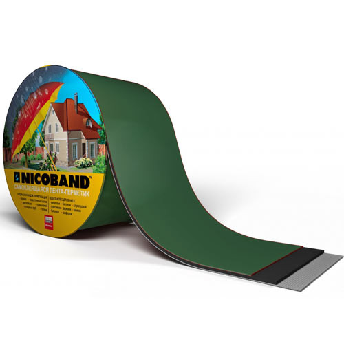 Никобанд 30 см *10 метров Зеленый