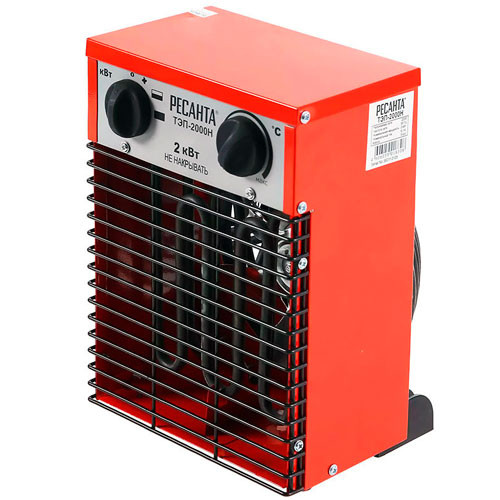 Тепловая электрическая пушка ТЭП-2000Н (компактная) Ресанта Тепловая электрическая пушка ТЭП-2000Н (компактная) Ресанта