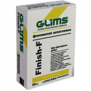 Шпатлевка фасадная GLIMS  Finish-F цементная белая (20 кг)