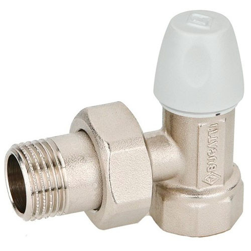 Кран для радиатора1/2 угловой нижний BUGATTI