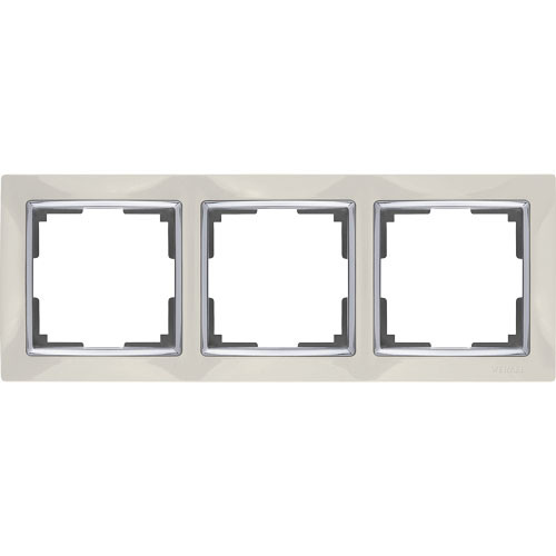 Рамка тройная Werkel Snabb слоновая кость