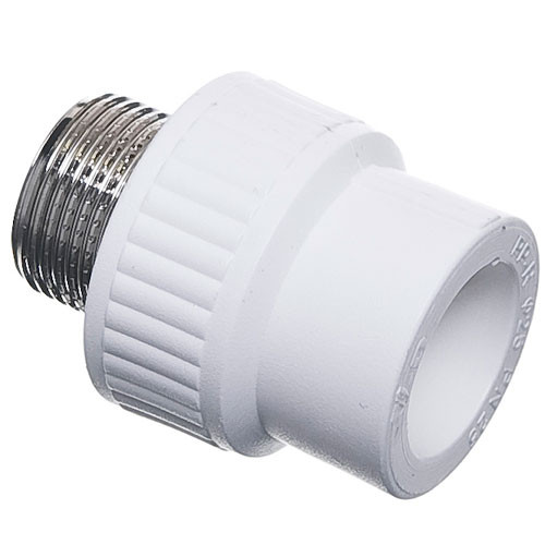 Муфта прямая с нар/рез. 40-11/4 (полипропилен)