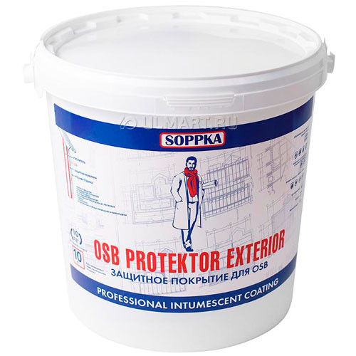 Состав фасадный огнебиозащитный для OSB SOPPKA (10 кг)